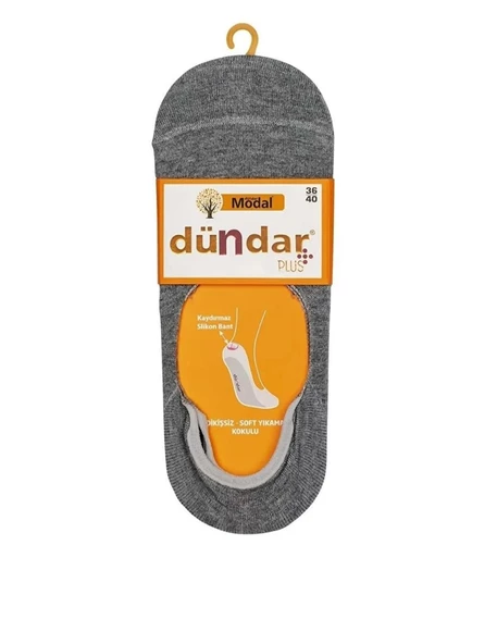 DÜNDAR PLUS 6913 BAYAN MODAL SİLİKONLU BABET ÇORAP 6 ADET - 3