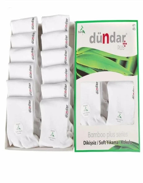 DÜNDAR PLUS 4605 ERKEK BAMBU PATİK ÇORAP 6 ADET - 2