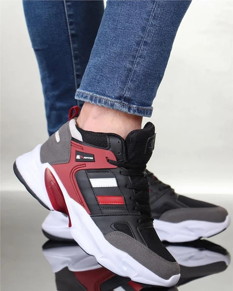 M.P. 231-1014 Erkek Siyah-Bordo (40-44) Basketbol Ayakkabı