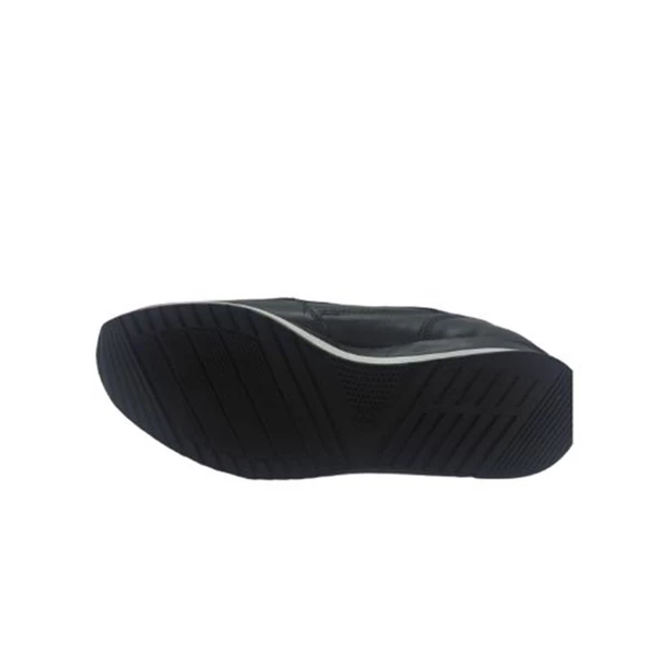 Riverland Hakiki Deri Erkek Siyah Casual Ayakkabı - 4