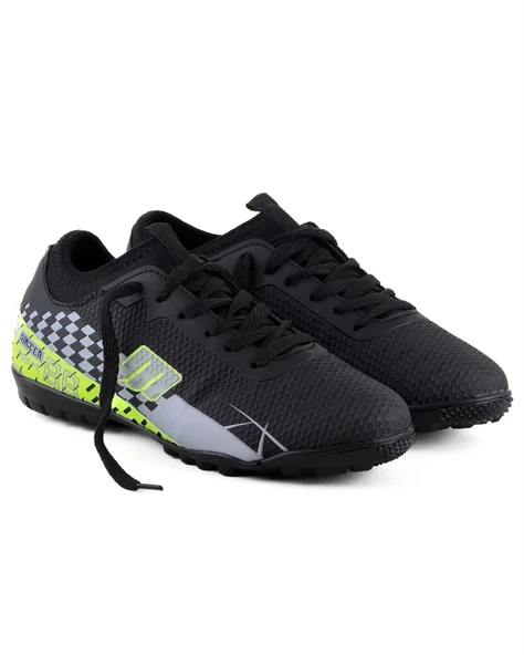 M.P. 231-1138 Mr Erkek Siyah-Sarı Çoraplı Halı Saha Futbol Ayakkabı - 3