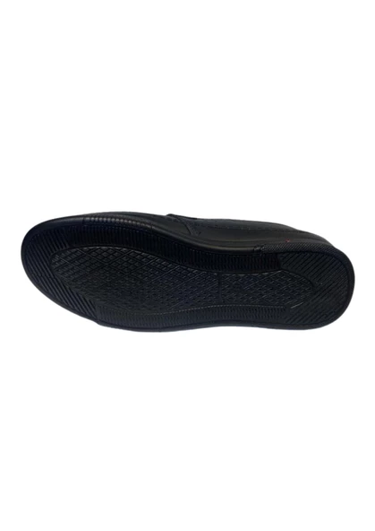 Serhan Ayakkabı 427 Erkek Siyah (40-44) Deri Comfort Ayakkabı - 5