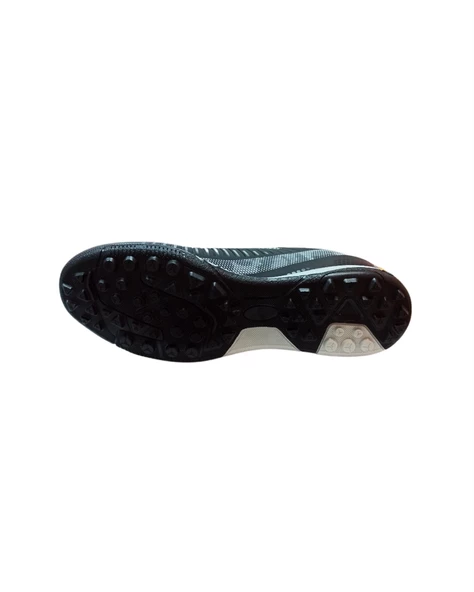 M.P. 222-2808 Mr. Erkek Siyah Halı Saha Futbol Ayakkabı - 4