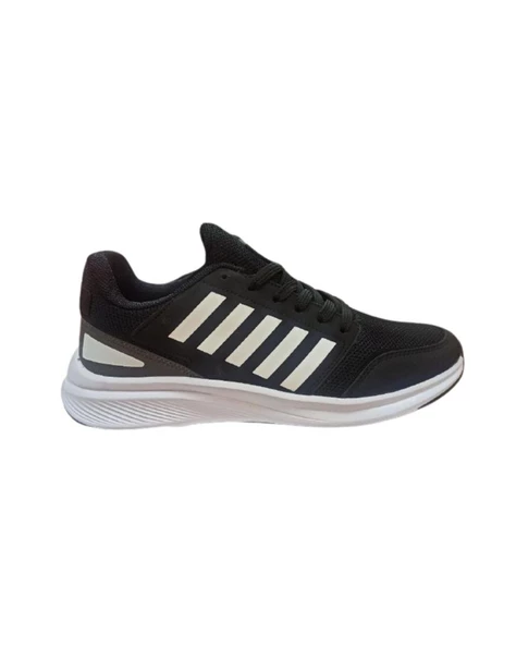 M.P. 231-1046 Mr. Erkek Siyah-Beyaz Sneaker Ayakkabı