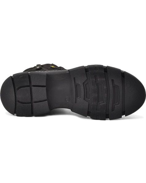 Voyager 8893 Zn Kadın Siyah Nubuk Deri Bot - 5