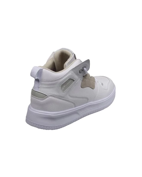 M.P. 222-2720 Zn Kadın Beyaz Boğazlı Sneaker Ayakkabı - Resim 2