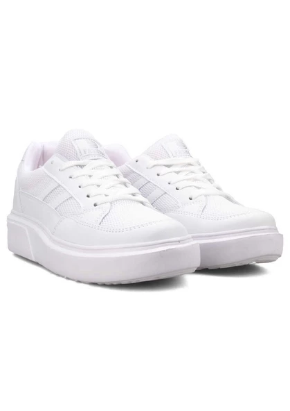 Darkstep 151 Beyaz Anorak Kalın Taban Sneaker Ayakkabı - 2