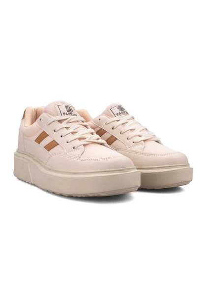 Darkstep 151 Bej Anorak Kalın Taban Sneaker Ayakkabı - 2