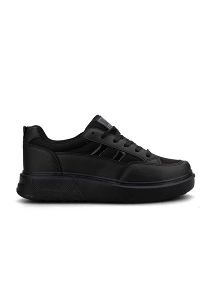 Darkstep 151 Siyah Anorak Kalın Taban Sneaker Ayakkabı