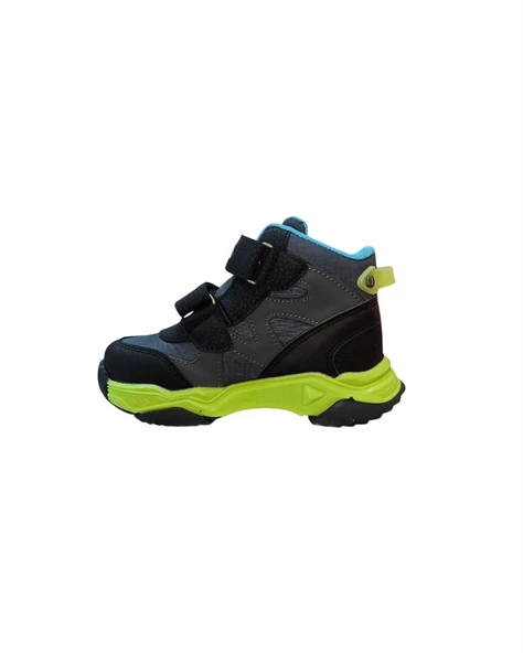 Pepino Kids 1357 Pt. Çocuk (26-30) Füme-Turkuaz-Fosfor Sarı Bot - 4