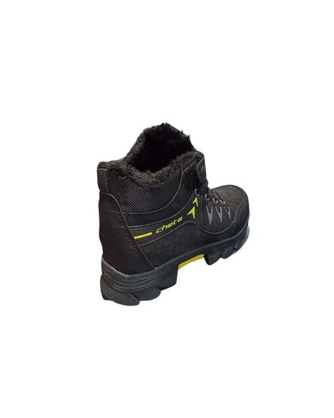 Cheta 538 Ft Çocuk Siyah-Sarı Kışlık Bot - Resim 4