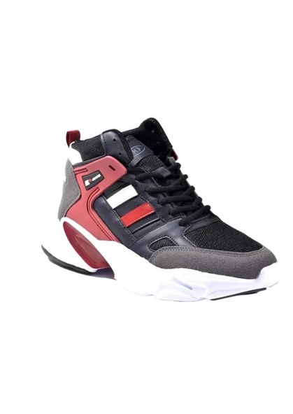 M.P. 231-1014 Erkek Siyah-Bordo (36-39) Basketbol Ayakkabı - 4
