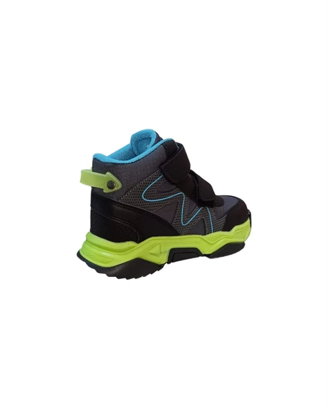 Pepino Kids 1357 Pt. Çocuk (26-30) Füme-Turkuaz-Fosfor Sarı Bot - 2