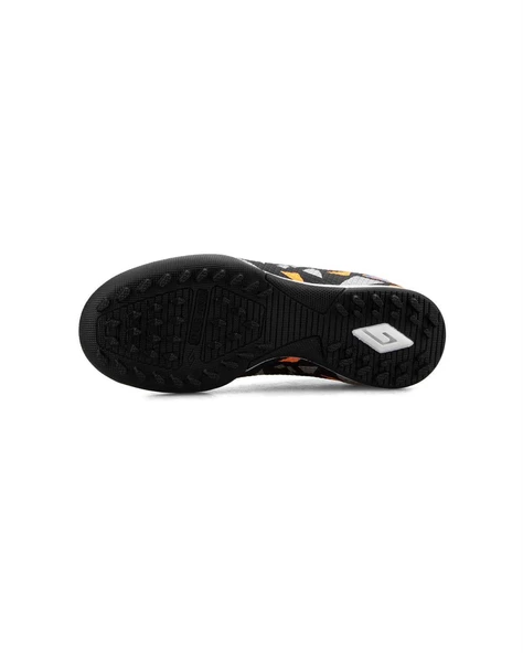 Dugana 2303 Ft Çocuk Siyah-Turuncu Çoraplı Halı Saha Futbol Ayakkabı - 4