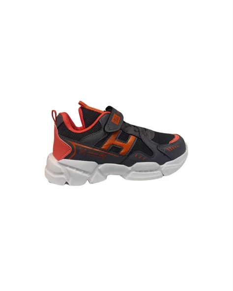 Jagulep Kids Nkt-01 Ft Çocuk Füme-Turuncu Günlük Spor Ayakkabı