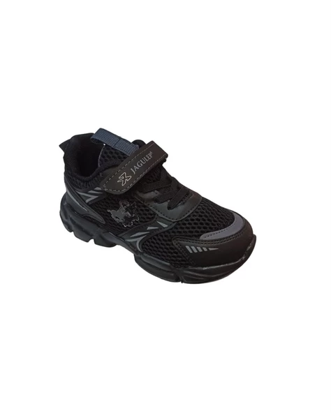 Jagulep Kids Nkt-03 Ft Çocuk Siyah-Füme Günlük Spor Ayakkabı - 2