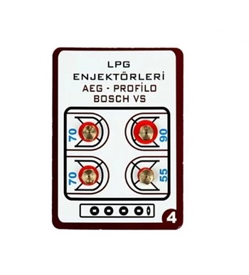 LPG OCAK MEMESİ ENJEKTÖR 4LÜ SET BÜTÜN MARKALARA uyumlu lpg tup - 3
