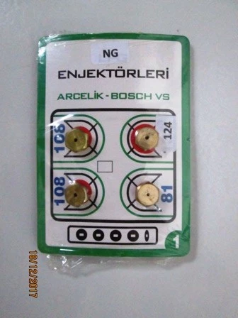 Doğalgaz Enjektör Ocak Takımı (ARCELİK )BEKO 9 MM - 3