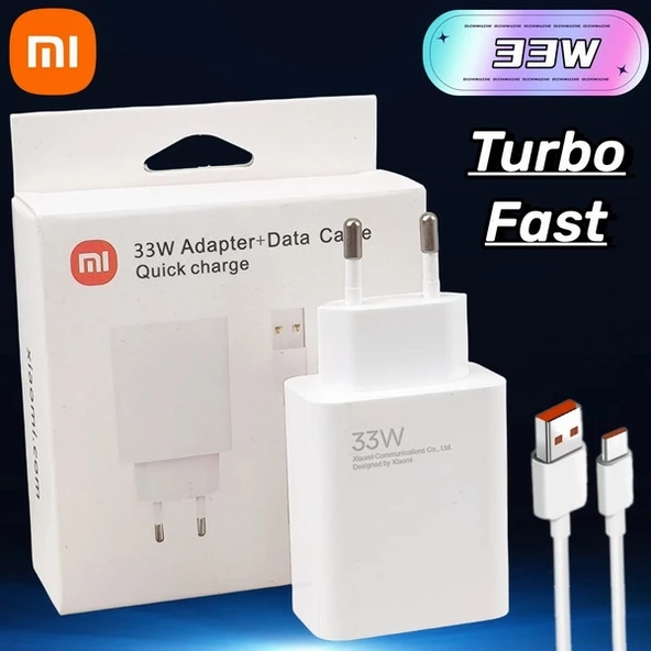 Mdy 11 Ez Orjinal Xiaomi Turbo Hızlı 33W 5A Type-C Hızlı Şarj Cihazı Aleti Mdy-11-Ez