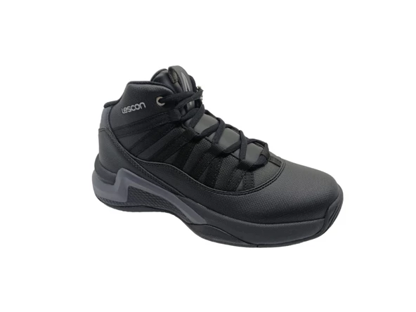 Lescon Bounce Unisex Siyah Bağcıklı Basketbol Ayakkabı - 4