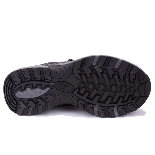Hammer Jack 10121634 Siyah Kırmızı Su Geçirmez Günlük Unisex Spor Ayakkabı - Resim 4