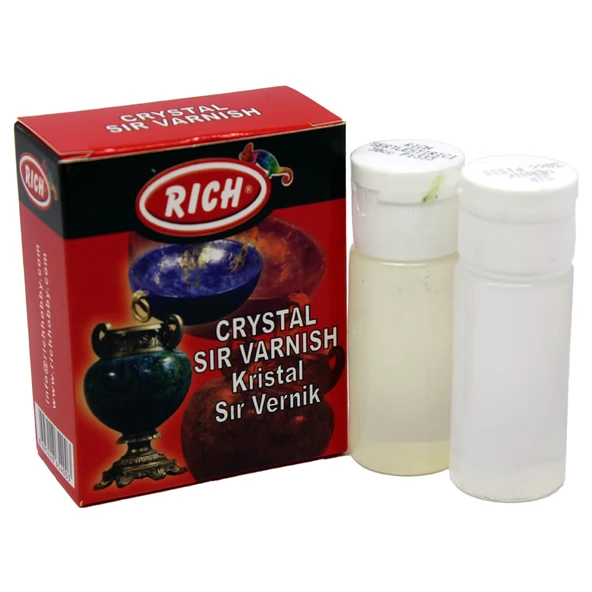 RİCH KRİSTAL SIR VERNİK 40 GR VERNİK+40GR SERTLEŞTİRİCİ