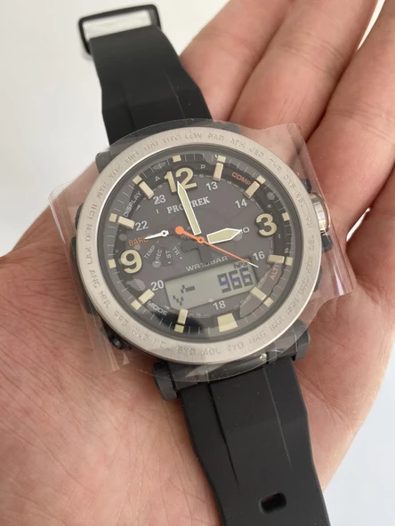 Casio Pro Trek 51mm Silikon Kordon Erkek Kol Saati PRG-600-1CR - 4