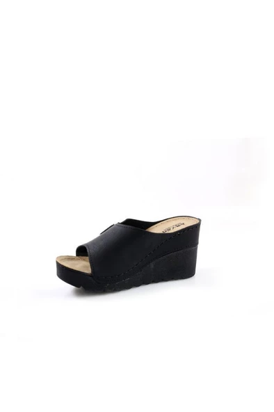 Aryan 26-893 Orto pedik Dolgu Topuk Kadın Günlük Terlik - 4