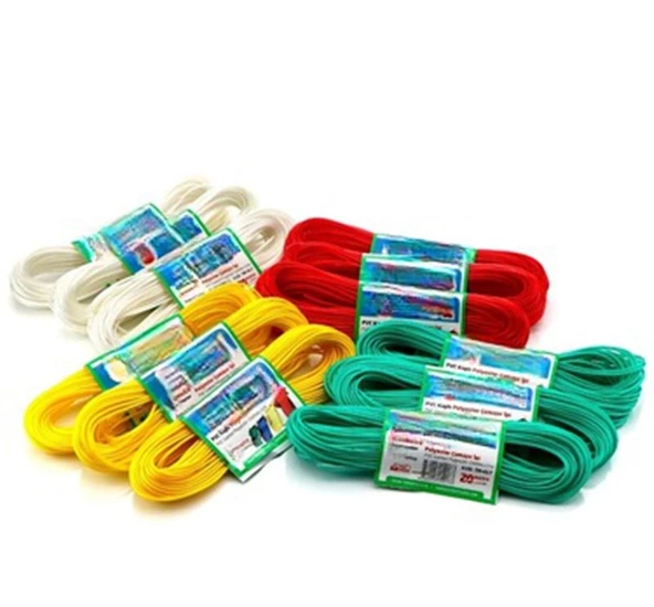 2 Adet Pvc Kaplamalı Polyester Çamaşır İpi 10 ar mt - 2