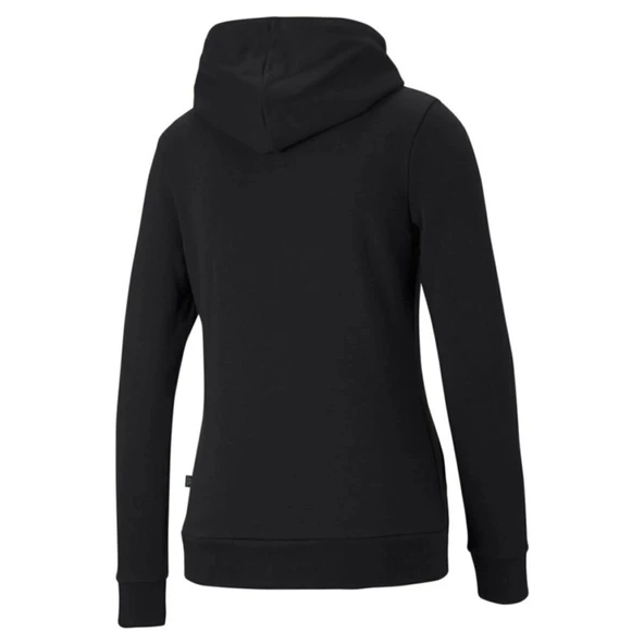 Puma Essential Logo Hoodie Tr Kadın Siyah Günlük Stil Sweatshirt 58679101 - 4