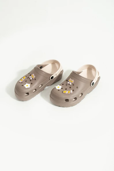 Pembe Potin Kedi Maskotlu Rahat Taban Eva Kadın Sandalet 001-0222-23 - 7