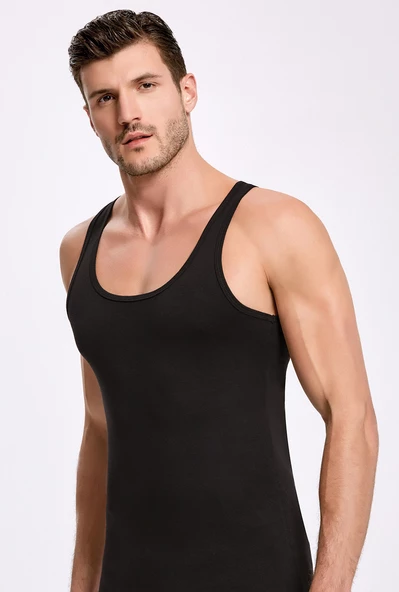 İlke 120 Erkek Rambo Atlet Sıyah  Siyah XL - 1