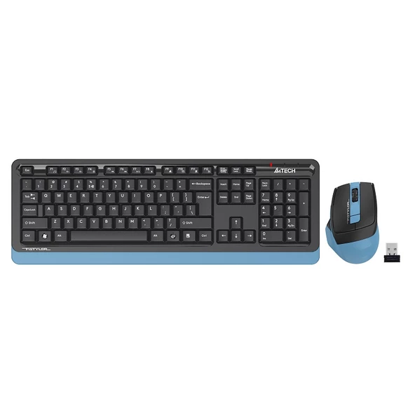 A4 TECH FG1035 2.4G MAVİ Q FN-MM KLV+OPT.MOU 2000D - 2