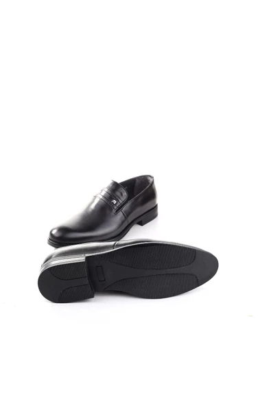 Fosco 1080 Bağcıksız Hakiki Deri Klasik Erkek Ayakkabı - 5