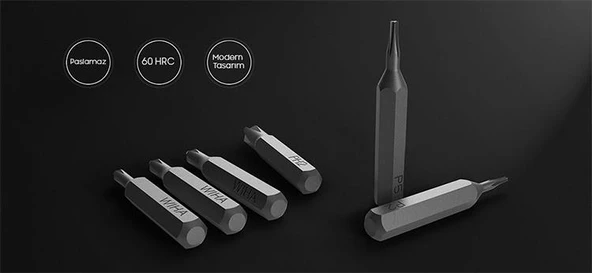 Polham 24 Parça Wiha Çelik Profesyonel Tornavida Seti 24 Parça Tamir Seti, Saat Gözlük Tamir Seti - 3