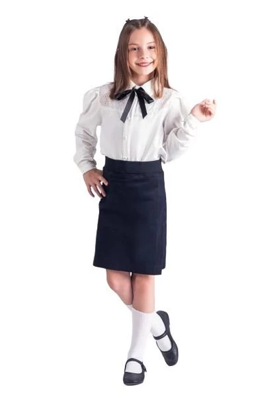 Beli Ribanalı Lastikli Likralı Çocuk Şort Etek