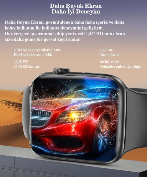 Winex Watch 7 Android İos Uyumlu Akıllı Saat Gümüş - 4