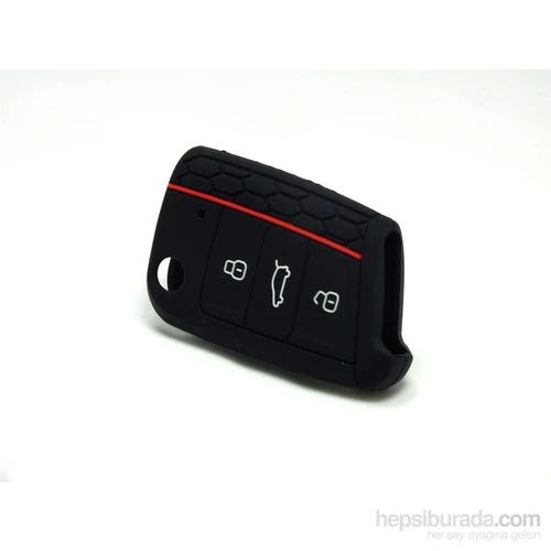 VW Volkswagen Skoda Seat Polo Tiguan Golf 7 Silikon Anahtar Kılıfı - 3