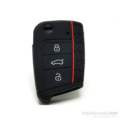 VW Volkswagen Skoda Seat Polo Tiguan Golf 7 Silikon Anahtar Kılıfı - 2
