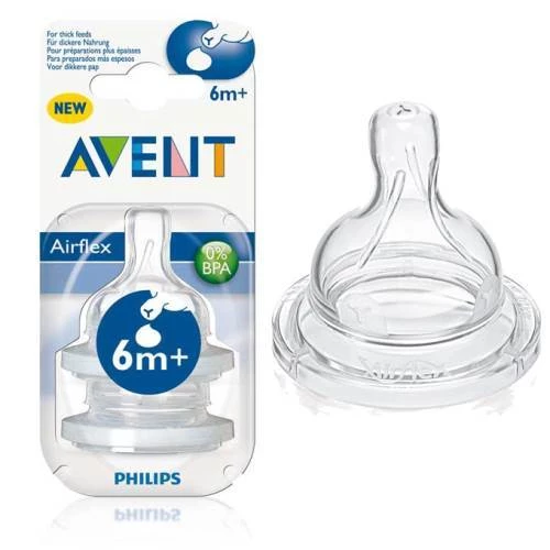 Philips Avent Biberon Emziği Silikon 2li -SCF636/27