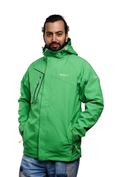 Regatta Everson 3 In 1 Erkek Mont-YEŞİL - Resim 3
