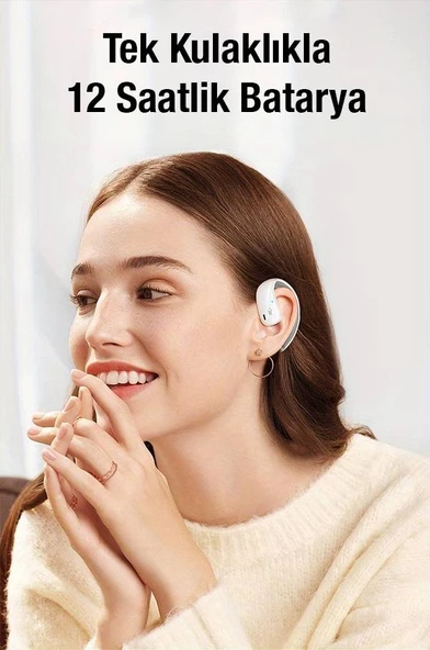 Coofbe Bluetooth Vers.5.3 Yeni Dizayn 500Mah Bataryalı Bluetooth Kulaklık Fully Open Bluetooth Kulaklık - 4