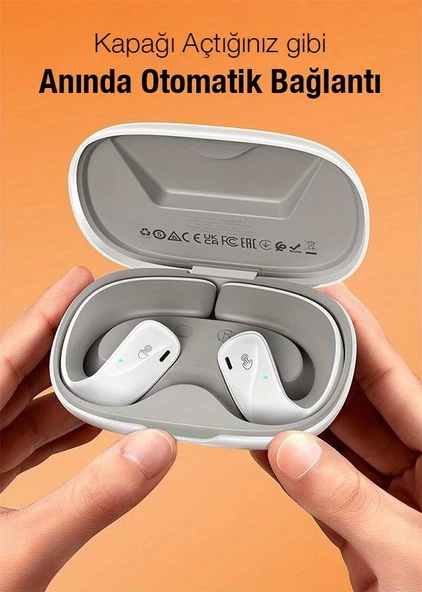 Coofbe Bluetooth Vers.5.3 Yeni Dizayn 500Mah Bataryalı Bluetooth Kulaklık Fully Open Bluetooth Kulaklık - 3