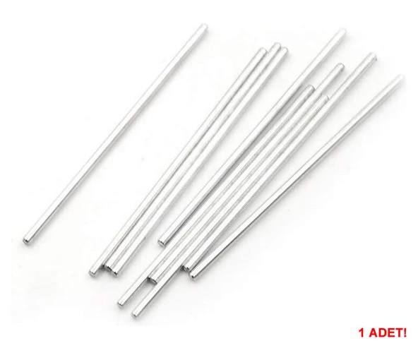 3mm x 150mm Metal Mil  Çelik Çubuk Aks Oyuncak RC Araba Robot - Resim 3