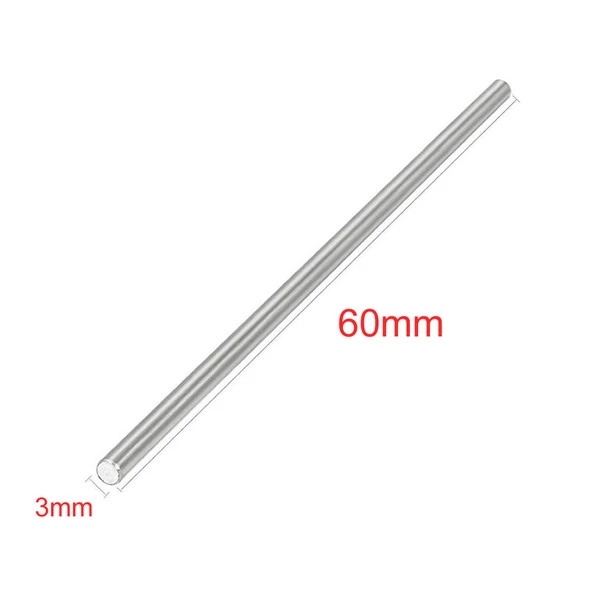 3mm x 60mm Metal Mil  Çelik Çubuk Aks Oyuncak RC Araba Robot - Resim 5