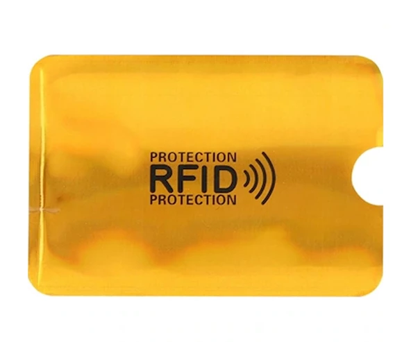 Temassız Kredi Banka Kimlik Kartı Koruyucu Kılıf  Hırsızlık Önleyici Rfid Nfc Antistatik Aluminyum ürün görseli