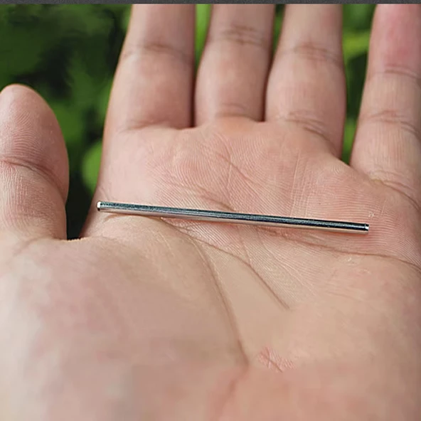 2mm x 100mm Metal Mil  Çelik Çubuk Aks Oyuncak RC Araba Robot - 3