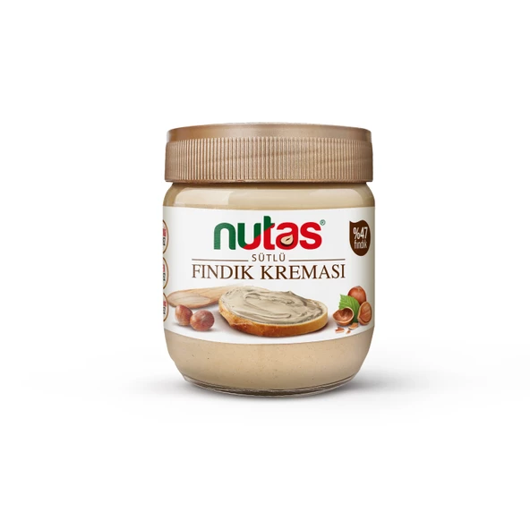 Nutas Sütlü Fındık Kreması – 400g Cam Kavanoz