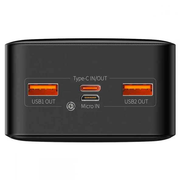 Baseus Bipow 20W Hızlı Şarj 30000 mAh LED Göstergeli Powerbank - 4