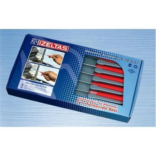 İzeltaş Elektronikçi Tip Klemens Tornavida Seti 6 Lı - 2